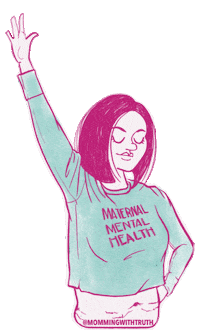 Mommingwithtruth beauty mom reality body Sticker