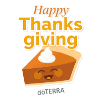 Pumpkin Pie Holiday Sticker by doTERRA Essential Oils