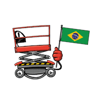 skyjackinc flag brasil brazil southamerica Sticker