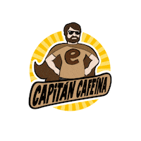 paulacalzadaeboca cafe capitan cafeina eboca Sticker