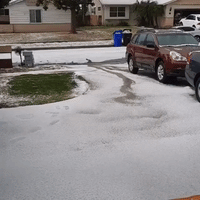 Winter Storm Brings Carpet of Hail to Parts of Los Angeles