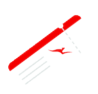Qantas travel fly plane flight Sticker