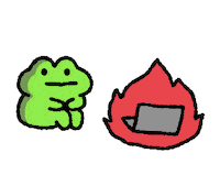 Fire Drawing Sticker