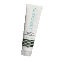 mudmasky night sleep skincare mask Sticker