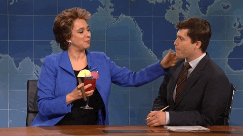 maya rudolph smile GIF by Saturday Night Live