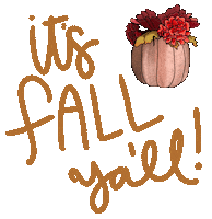 Fall Flowers Sticker