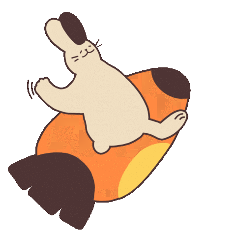 tsengtoudesign giphyupload bye bunny rabbit Sticker