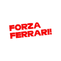 F1 Ferrari Sticker by EDASI