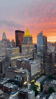 'Is This for Real?': New Yorkers Treated to Stunning Sunset