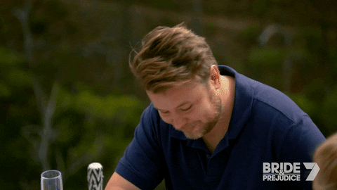Channel7AU giphyupload ohno shaking head denton GIF