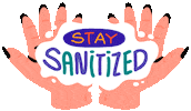 Stay Safe Wash Hands Sticker by Yeremia Adicipta