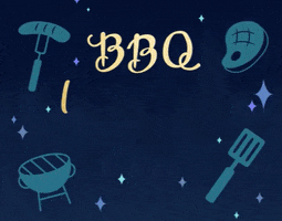 stars bbq GIF by evite