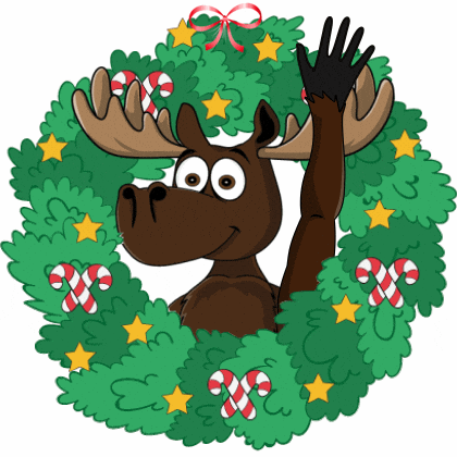DoYouMoose giphyupload christmas hi winter GIF