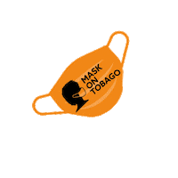 Mask Up Sticker by Visit Tobago