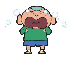 Shinchan anime crying japan cry Sticker