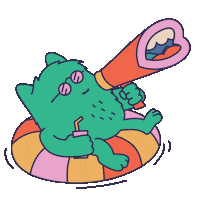 neongsan love music party animation Sticker