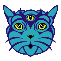 Third Eye Wow Sticker by Electric Catnip