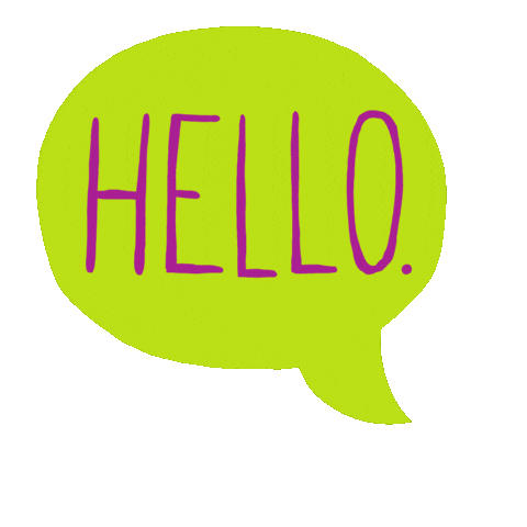 Text Hello Sticker