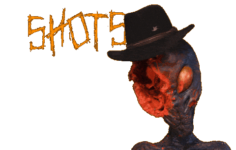 Extra Terrestrial Drinking Sticker by The Horror Section