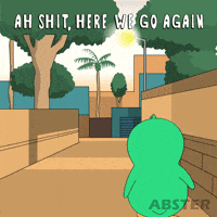 Here We Go Again GIF by Abster
