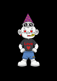 Birthday King Love GIF by Zhot