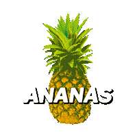 Pineapple Frucht Sticker by Juicy Beats