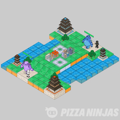 Tower Defense Bitcoin GIF by Pizza Ninjas