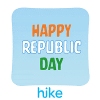 republic day indian Sticker by Hike Messenger
