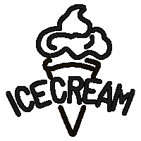 bcdairy food retro yummy neon Sticker