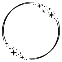 Sparkle Circle Sticker by HELPNOFEED