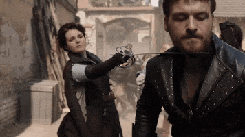 the musketeers constance GIF by BBC First Australia