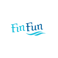Blue And White Sparkle Sticker by Fin Fun Mermaid