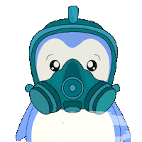 Penguin Mask Sticker by Pudgy Penguins