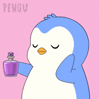 Smells Good Make Up GIF by Pudgy Penguins