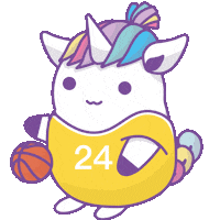 Happy Basketball Sticker by Unicorn Wonderland