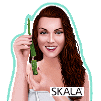 Aloe Vera Girl Sticker by Skala Cosméticos