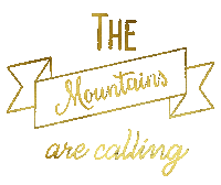 Gold Mountain Sticker by Goldschmiede Stephanie Berger