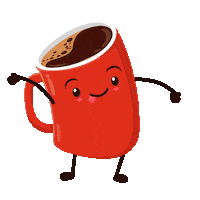 Cup Of Joe Happy Dance Sticker by 522 Productions