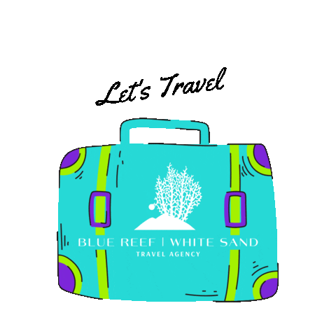 Travel Vacaciones Sticker by Blue Reef White Sand