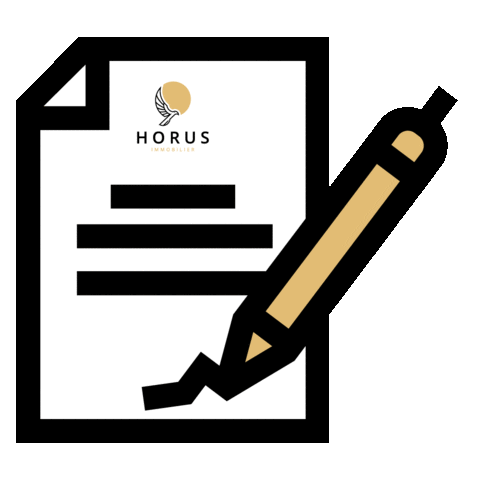 horusimmobilier signature document horus compromis Sticker