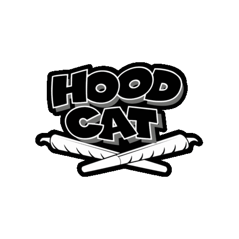 Hoodcatmfg smoke smoking high skateboarding Sticker