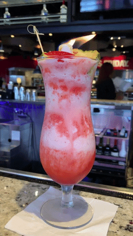 giphygifmaker drink tgifridays drinkspecials flamingcocktail GIF