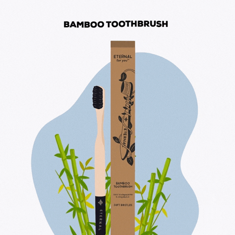 eternalforyou bamboo toothbrush GIF