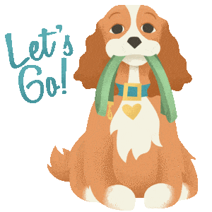 Lets Go Dog Sticker by Walt Disney Studios