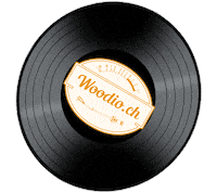 Woodio logo spin now audio Sticker