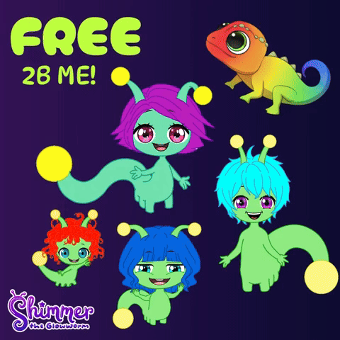 FREE I Can Glow My Own Way - Shimmer the Glowworm