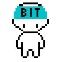 Pixel Glitch Sticker by BIT Club