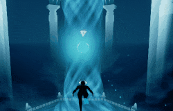 GiantSquidStudios underwater diver giant squid abzu GIF