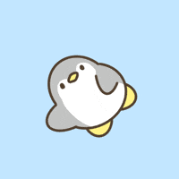Penguin Fart GIF