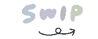 blue____919 矢印 swip すわいぷ Sticker